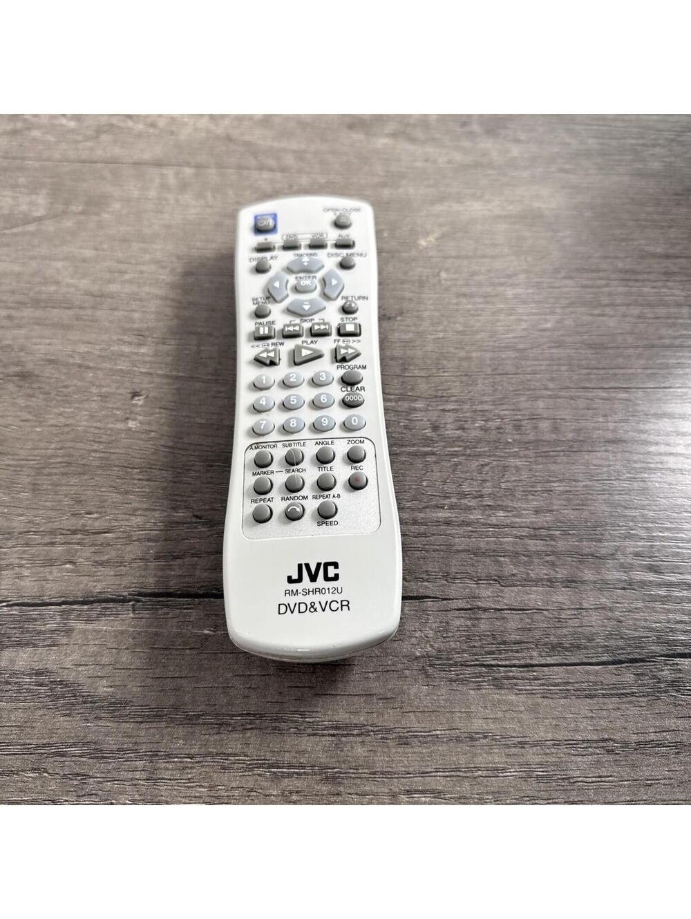 JVC RM-SHR012U DVD VCR COMBO REMOTE CONTROL HR-XVC15S HR-XVC125 HR-XVC14B OEM